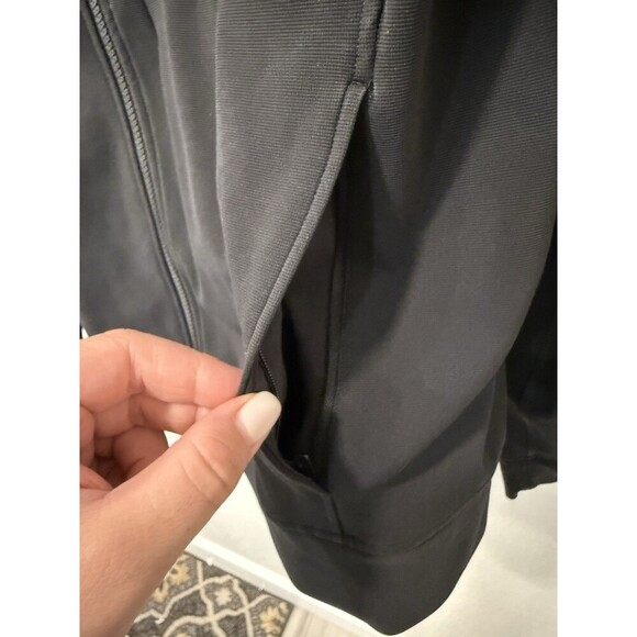 Lululemon Sojourn Jacket Zip Up Black Track Jacket  Sz Large - Picture 6 of 9